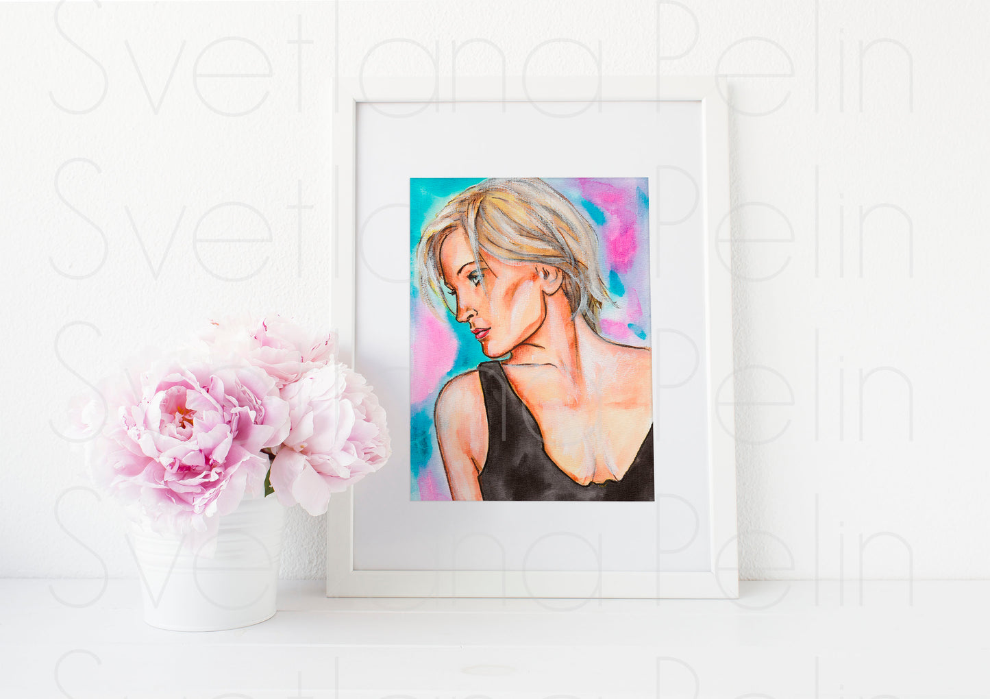 Patricia Kaas, ART PRINT Signed by Artist