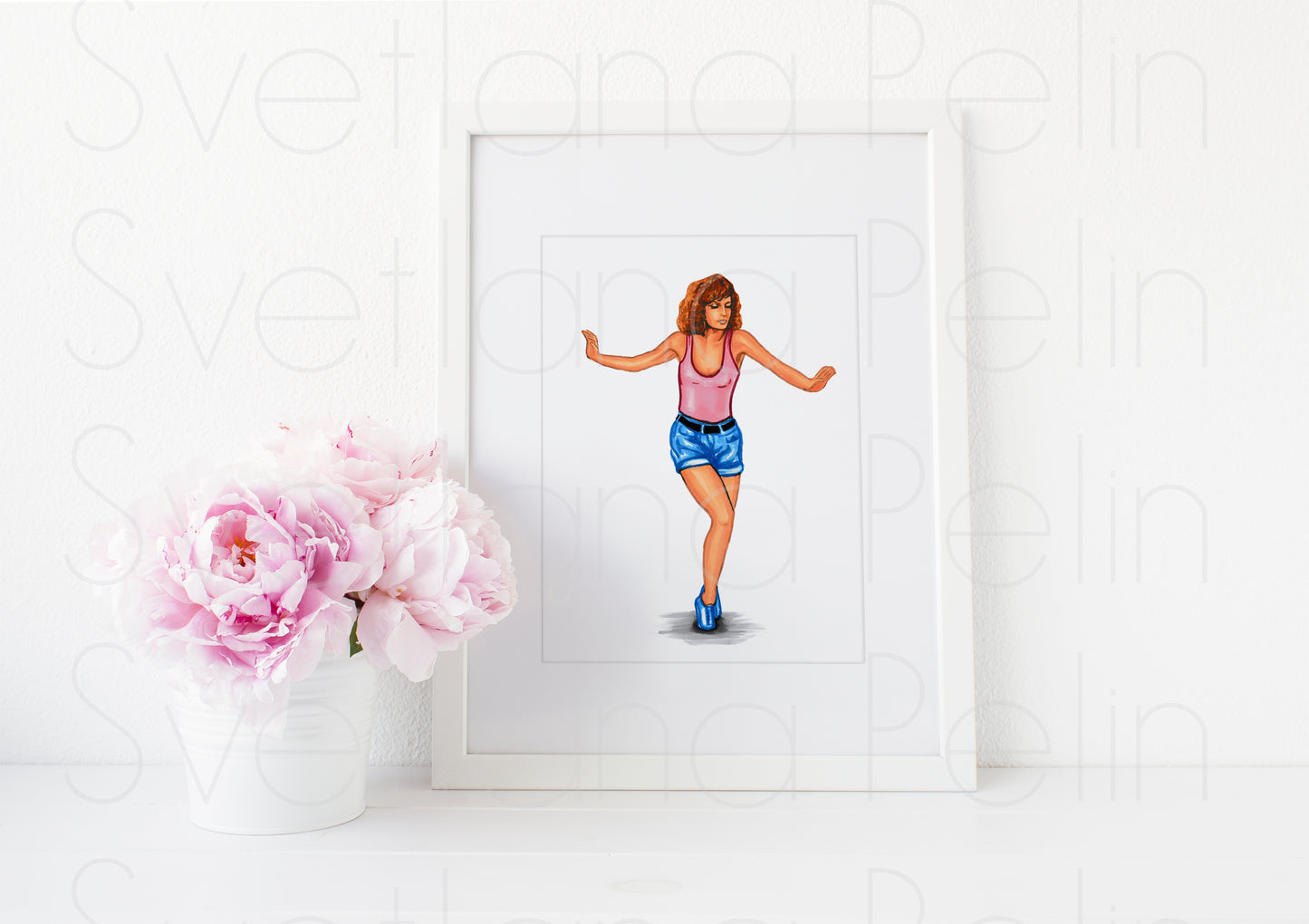 Jennifer Grey, ART PRINT Signed by Artist