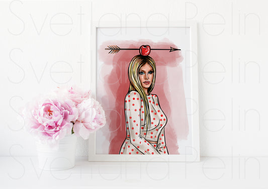 Lana, LD, ART PRINT Signed by Artist