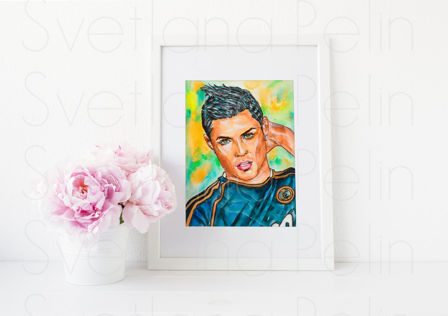 Cristiano Ronaldo, ART PRINT Signed by Artist