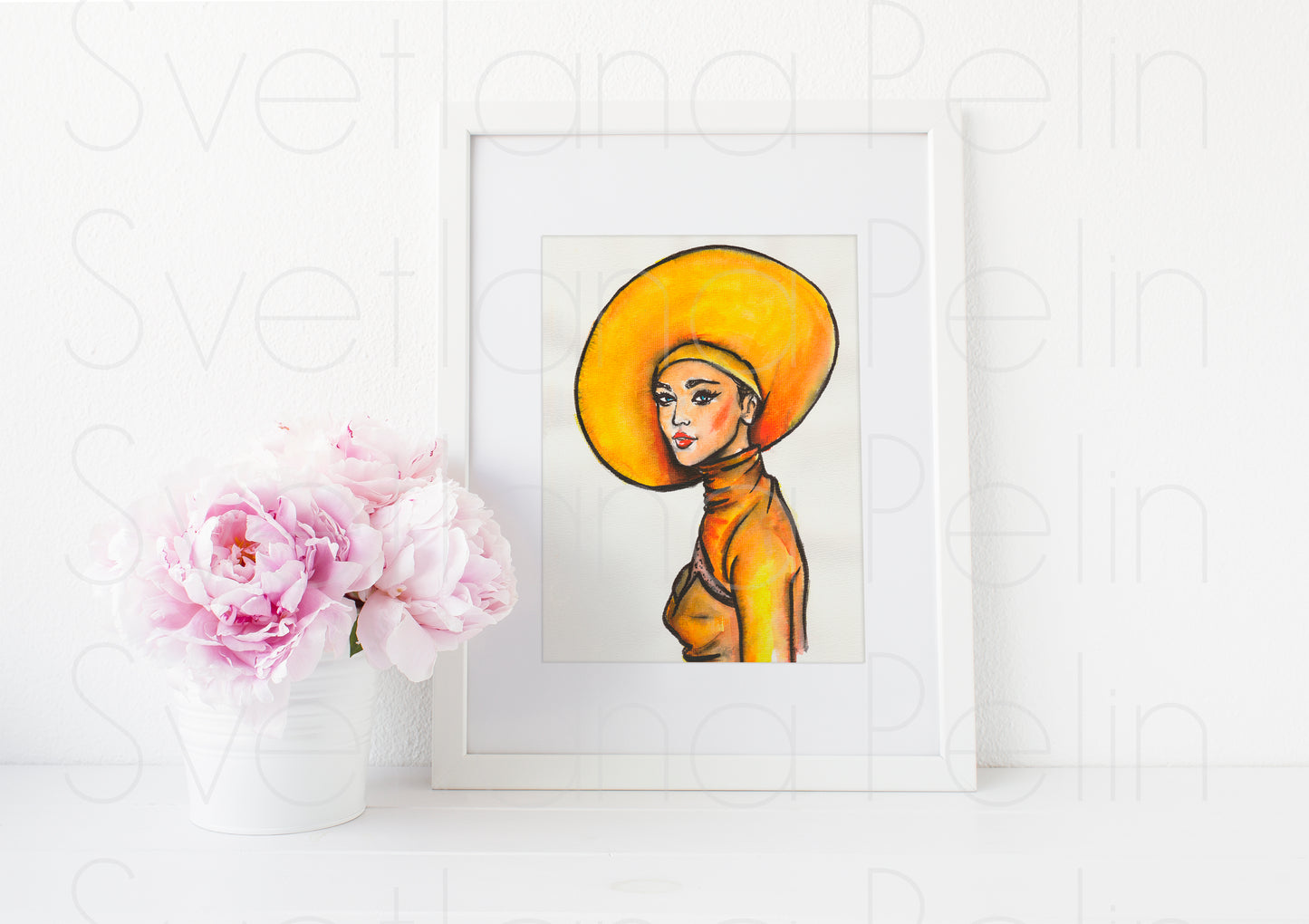Gigi Hadid, ART PRINT Signed by Artist
