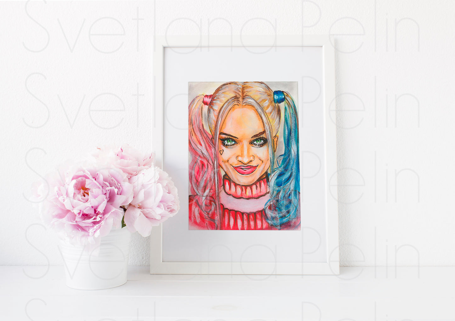 Margot Robbie, ART PRINT Signed by Artist