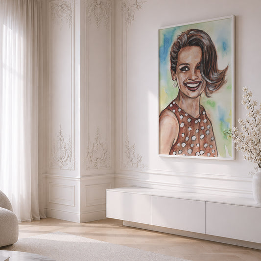 Julia Roberts in Pretty Woman. Museum Framed Print