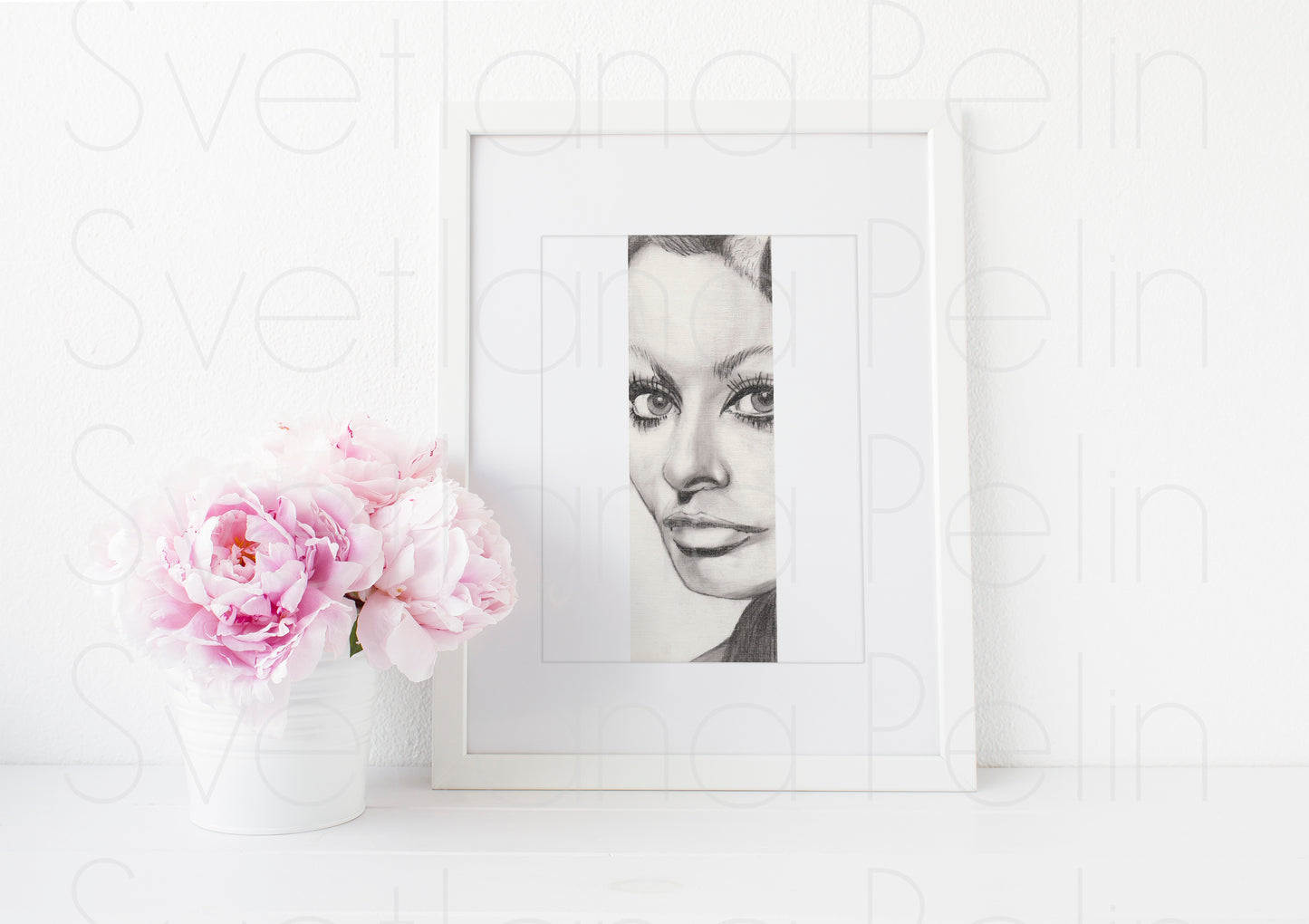 Sophia Loren, ART PRINT Signed by Artist