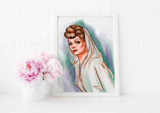 Lucille, ART PRINT Signed by Artist