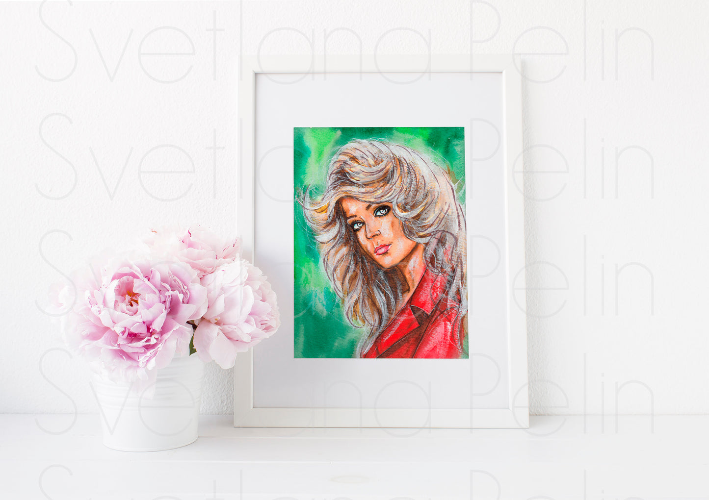 Farrah Fawcett, ART PRINT Signed by Artist