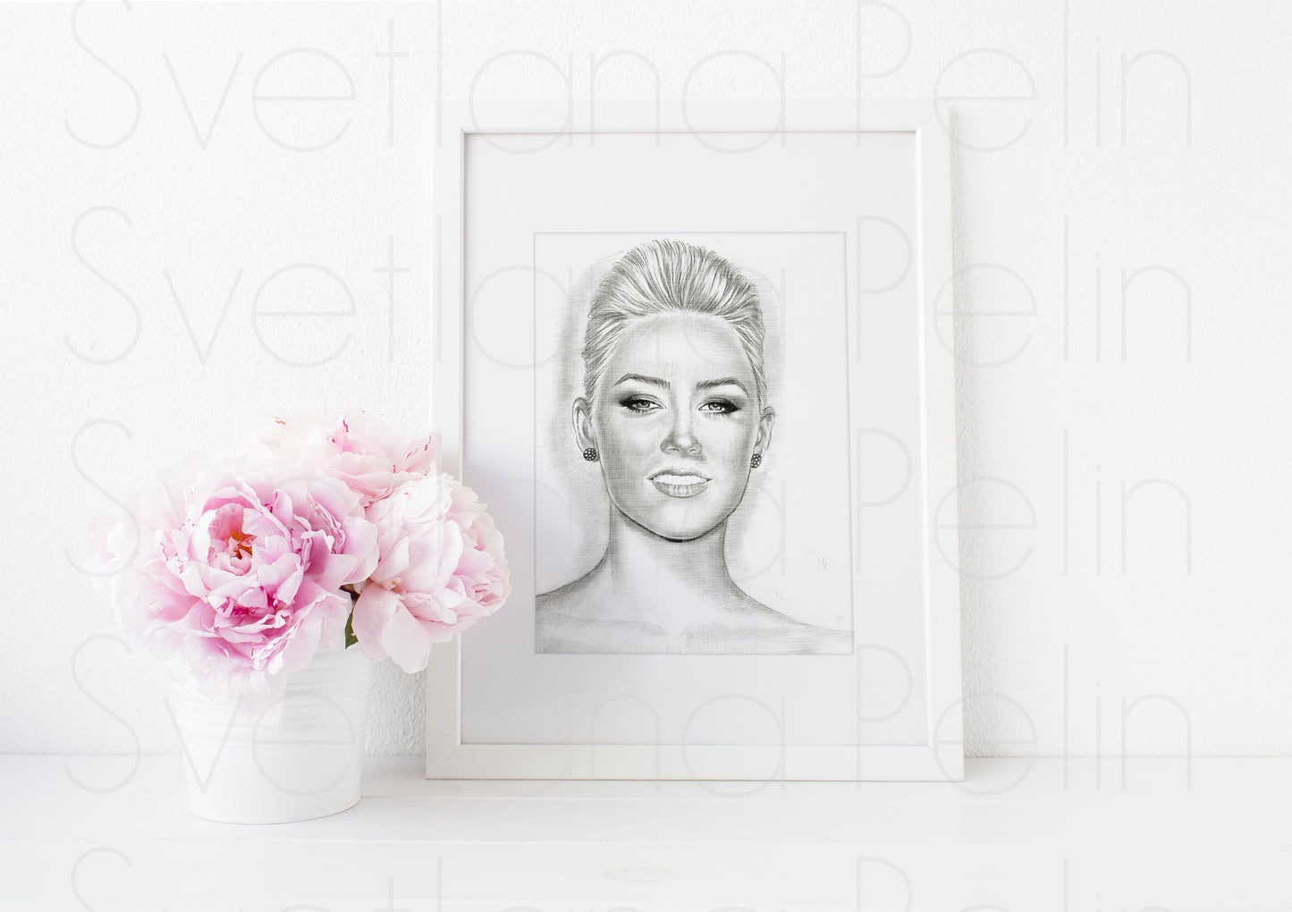 Amber Heard, ART PRINT Signed by Artist