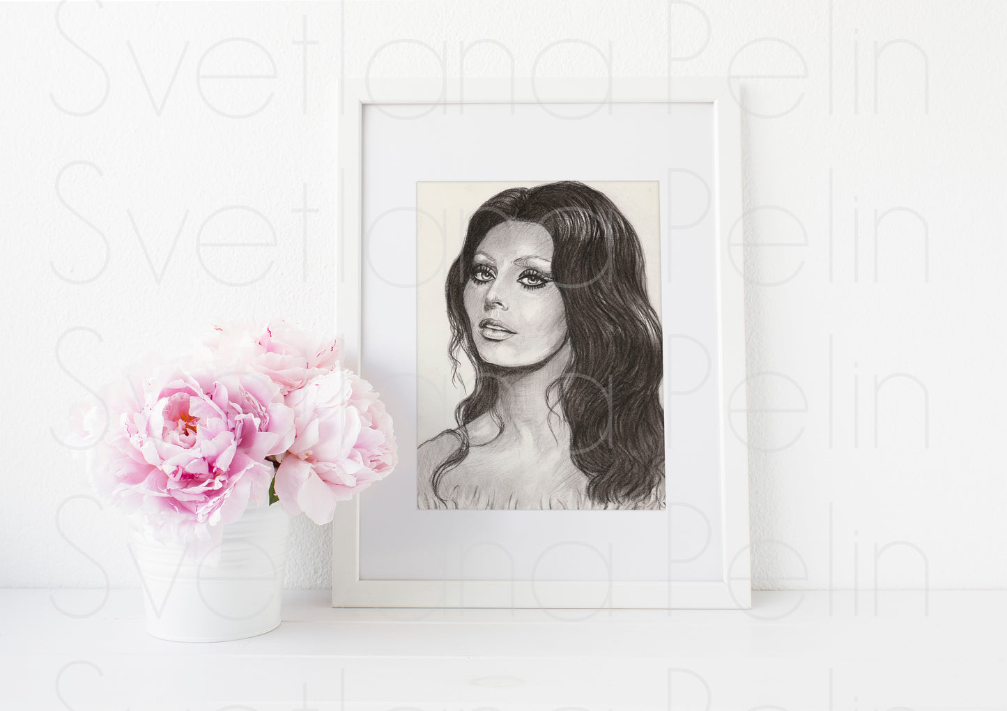 Sophia Loren, ART PRINT Signed by Artist