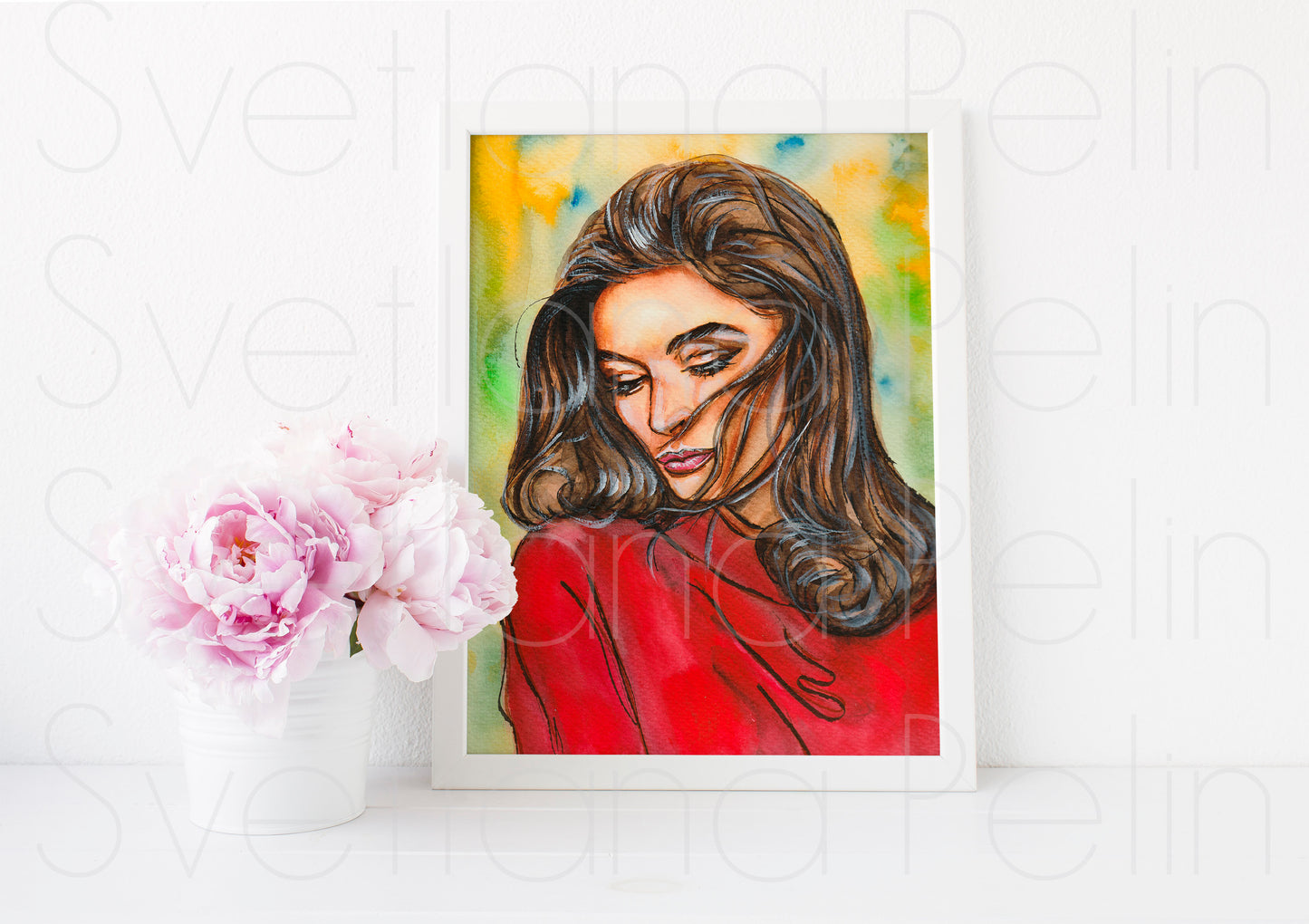 Anouk Aimée, ART PRINT Signed by Artist