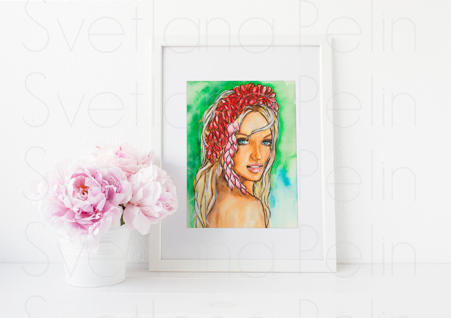 Candice Swanepoel, ART PRINT Signed by Artist