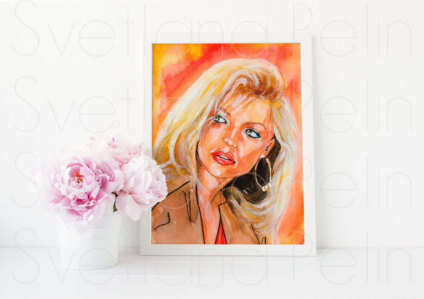 Michelle Pfeiffer, ART PRINT Signed by Artist