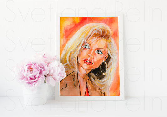 Michelle Pfeiffer, ART PRINT Signed by Artist