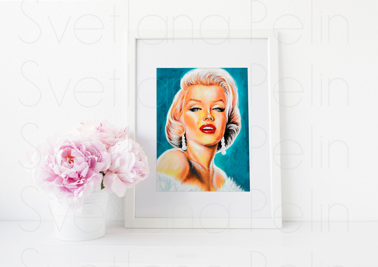 Marilyn Monroe, Gene Trindl, ART PRINT Signed by Artist