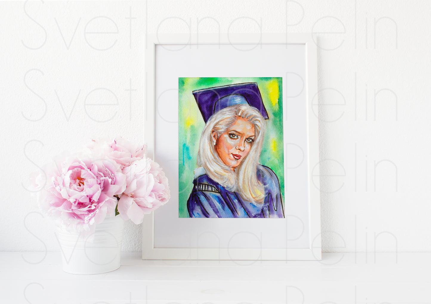 Tori Spelling, Beverly Hills, ART PRINT Signed by Artist