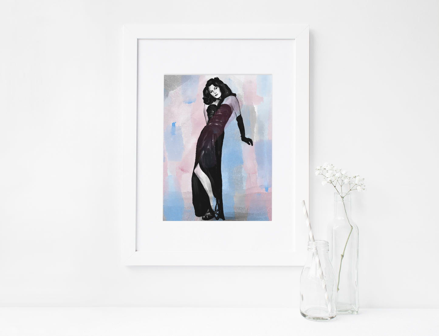 Ava Gardner, ART PRINT Signed by Artist