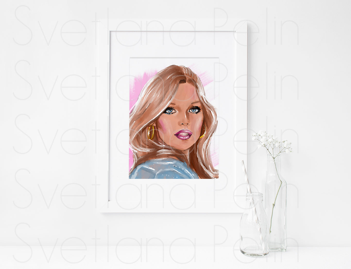 Michelle Pfeiffer, ART PRINT Signed by Artist