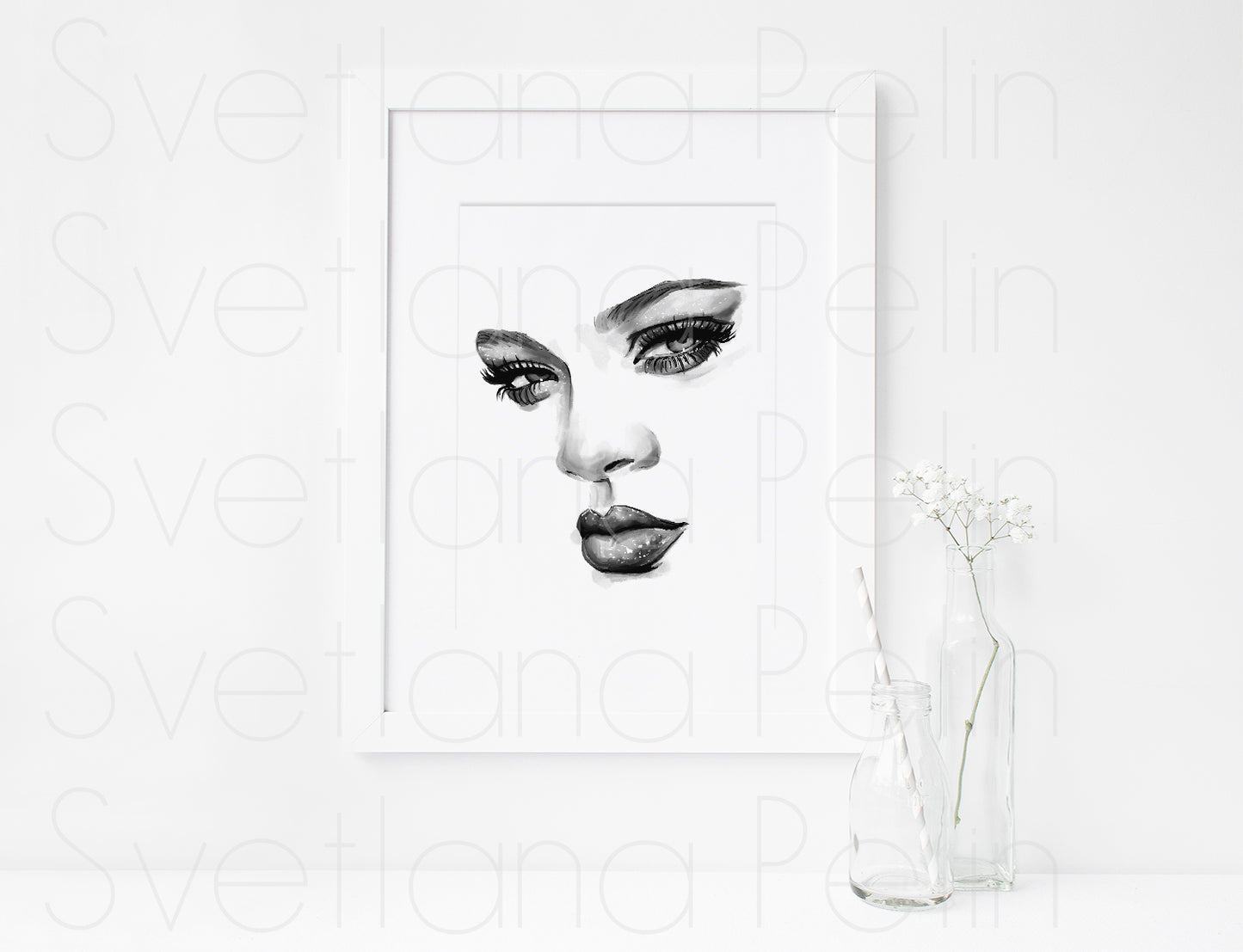 Rihanna, ART PRINT Signed by Artist