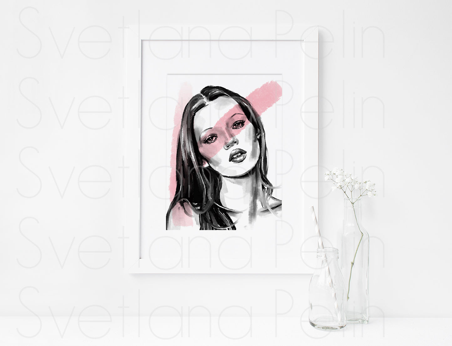 Kate Moss, ART PRINT Signed by Artist