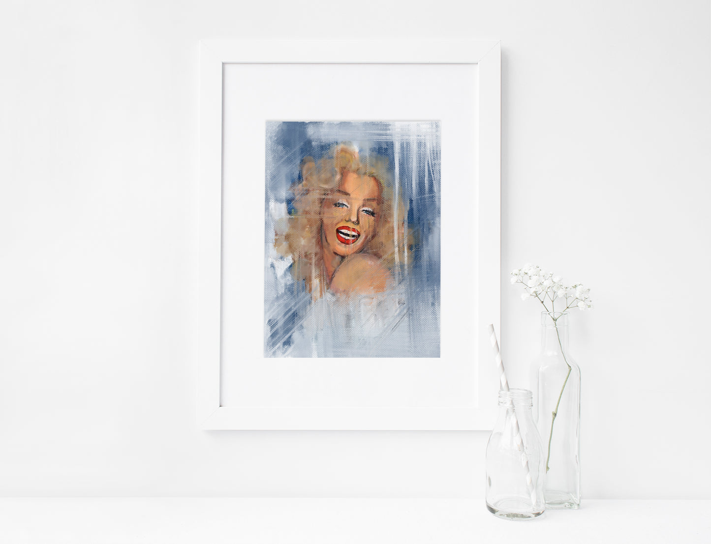 Marilyn Monroe, River of No Return, ART PRINT Signed by Artist