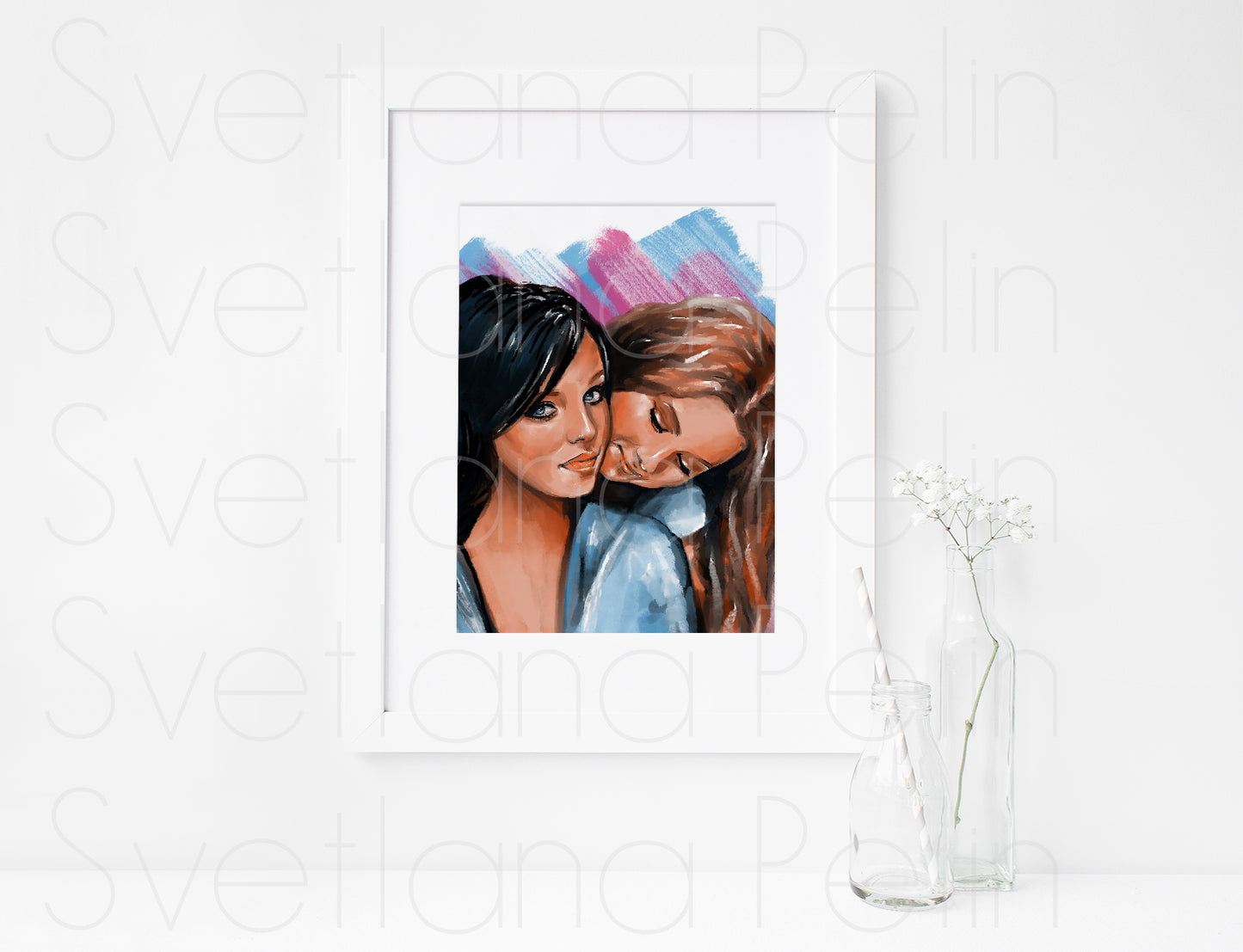 t.A.T.u., Lena Katina, Julia Volkova, ART PRINT Signed by Artist