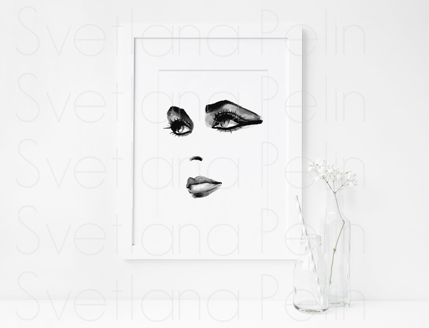 Elizabeth Taylor, ART PRINT Signed by Artist