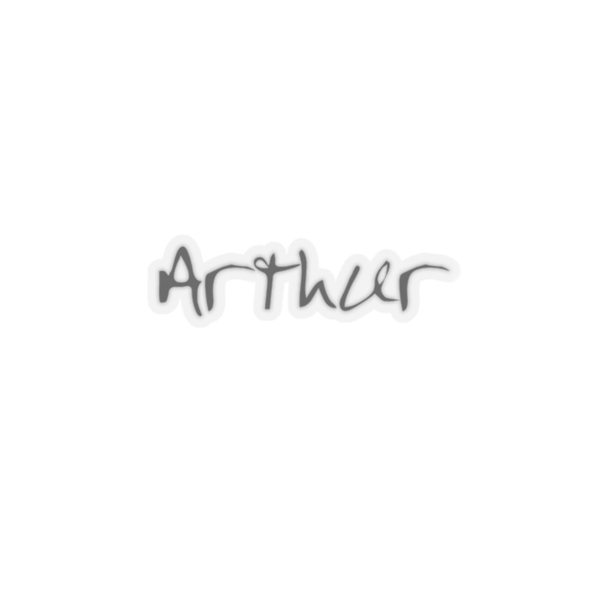 Arthur, Man, Boy, Name, Kiss-Cut Stickers