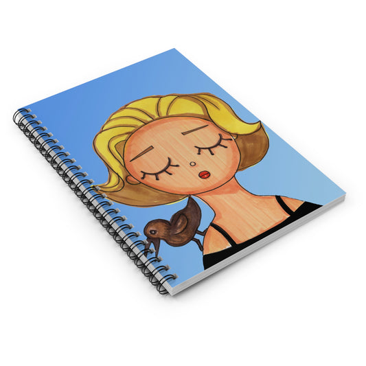 The Birds, Tippi Hedren, Spiral Notebook - Ruled Line