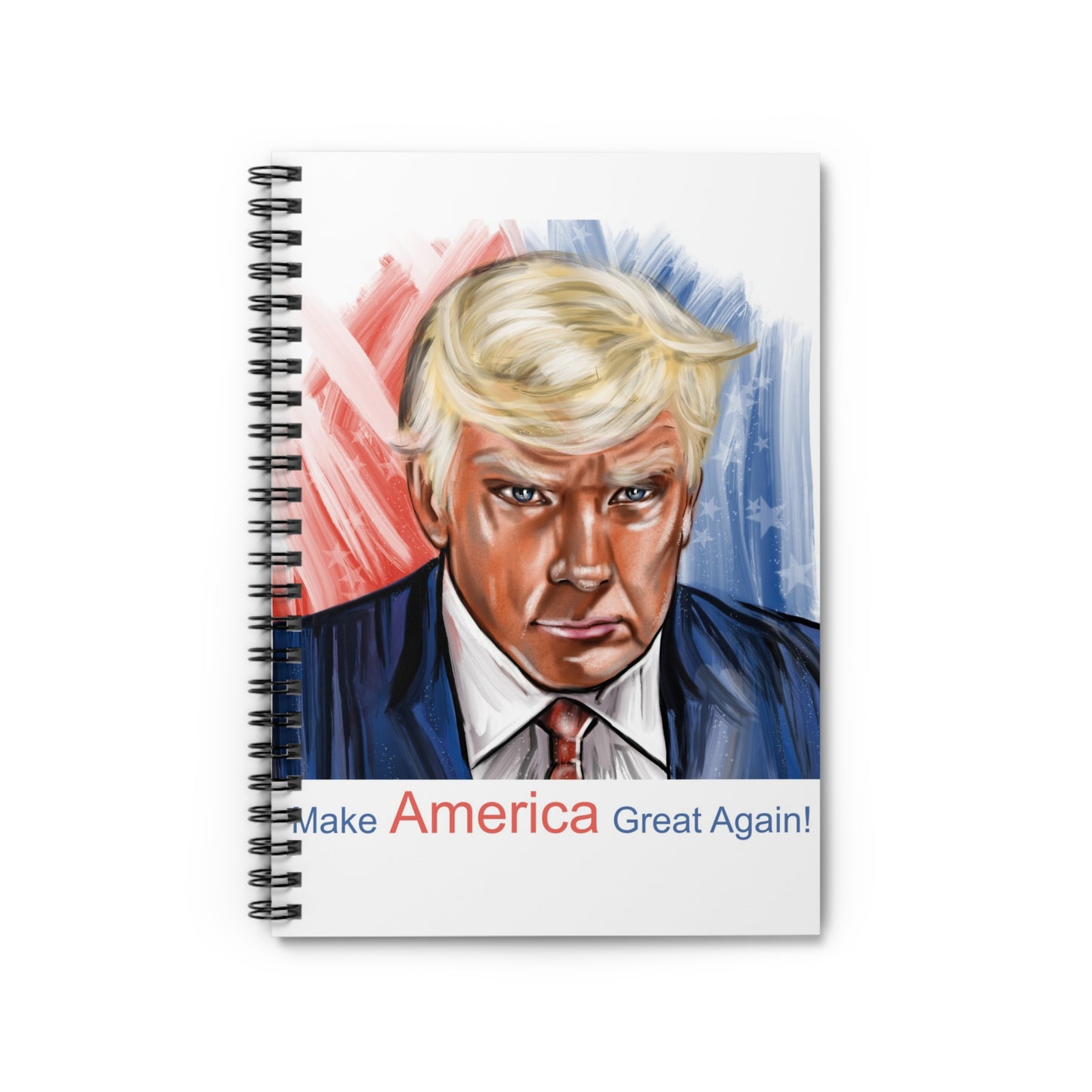 Donald Trump, Spiral Notebook - Ruled Line