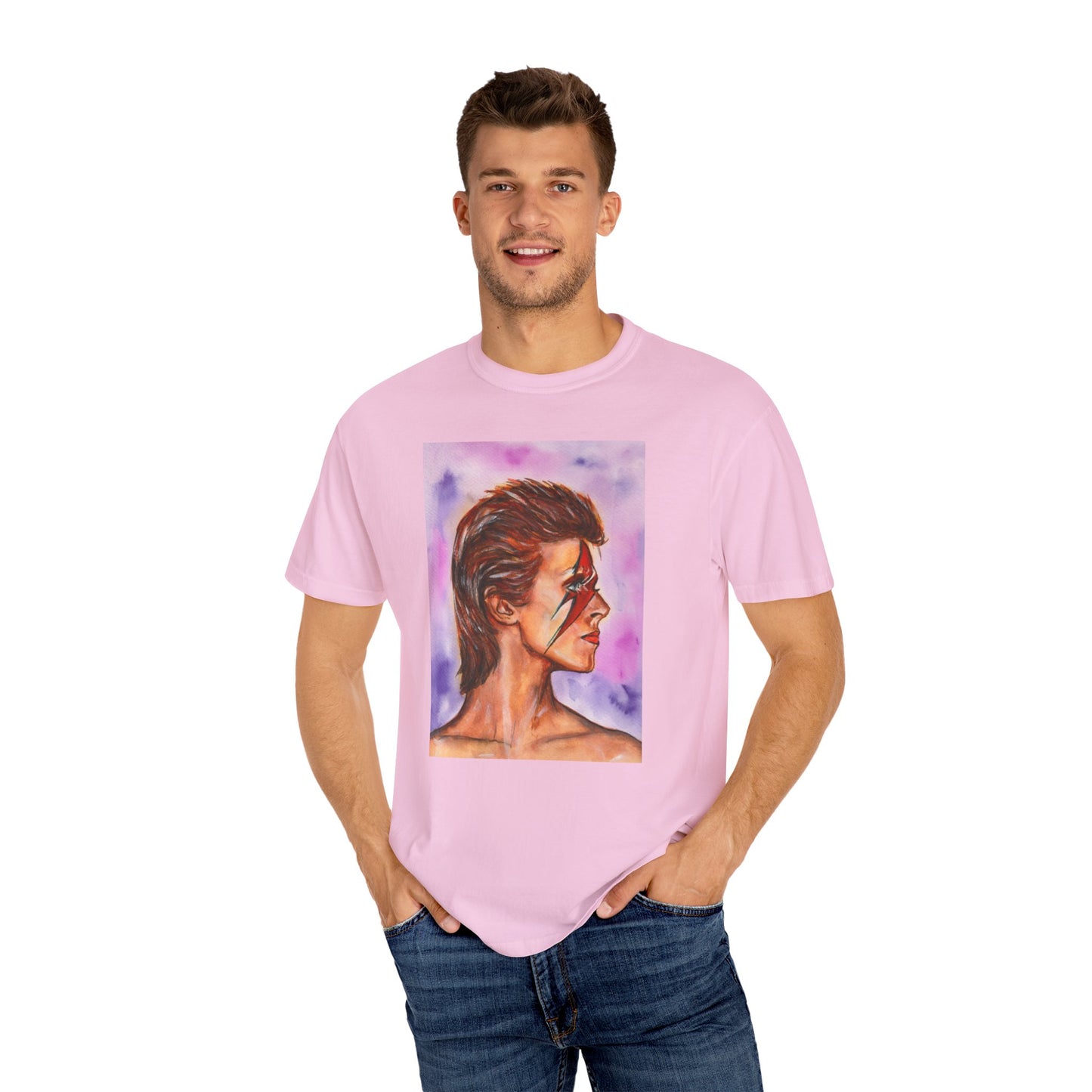 David Bowie, Unisex Garment-Dyed T-shirt