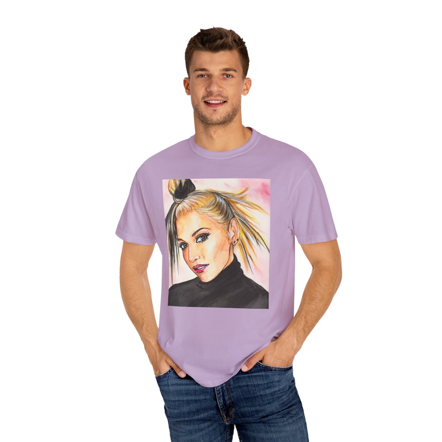 Gwen, Unisex Garment-Dyed T-shirt