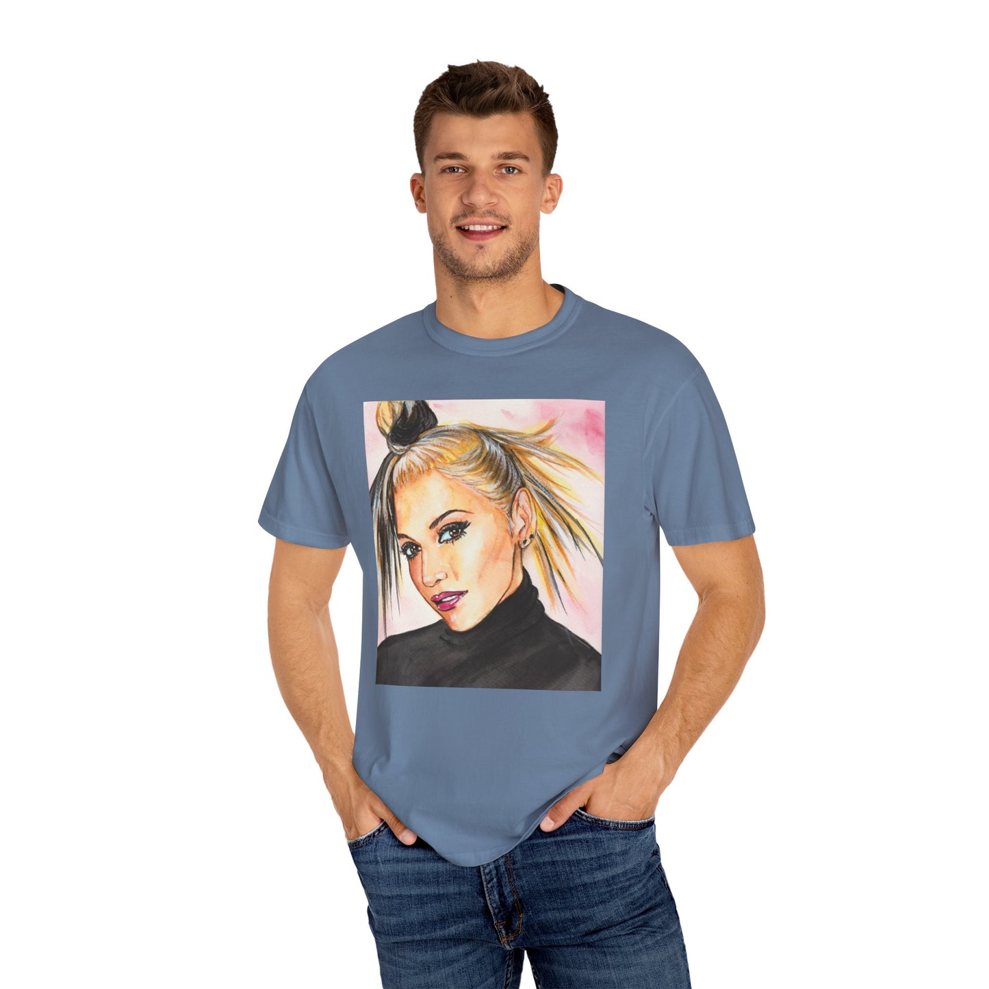 Gwen, Unisex Garment-Dyed T-shirt