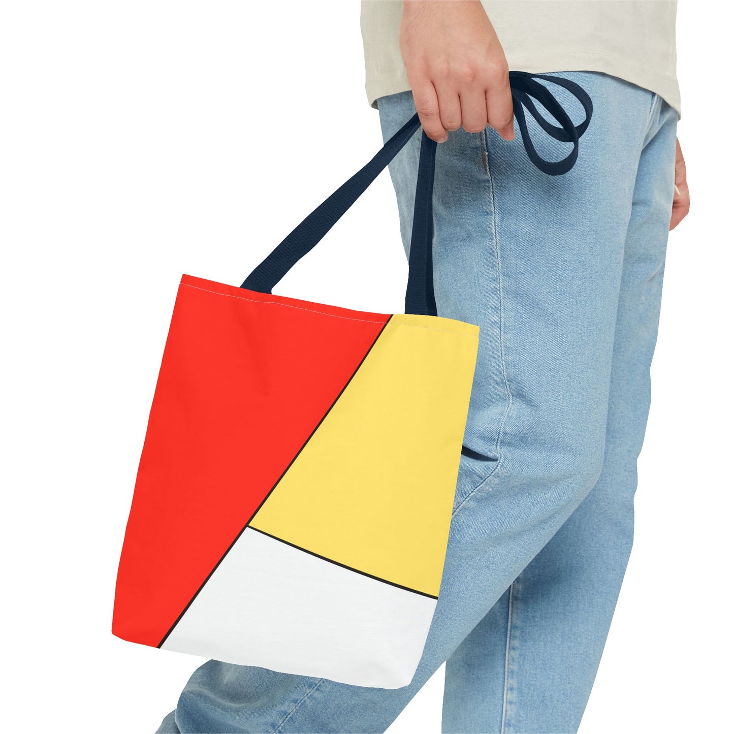 Red, Yellow, White, Tote Bag (AOP)