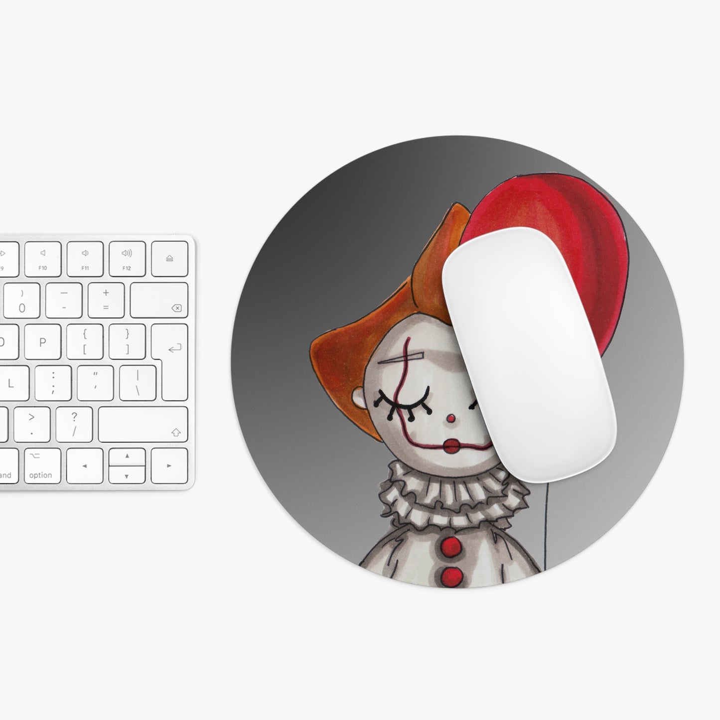 Clown, Balloon, Mouse Pad