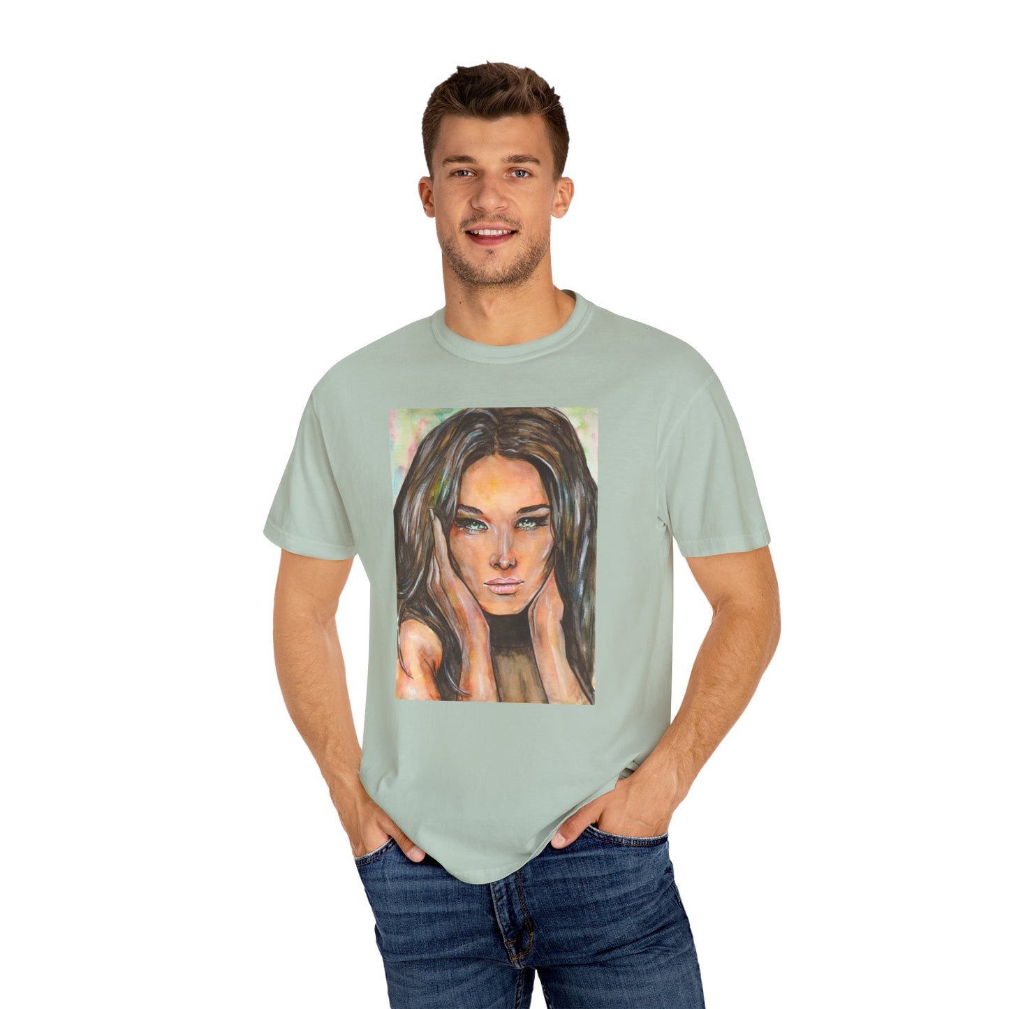 Carla, Unisex Garment-Dyed T-shirt