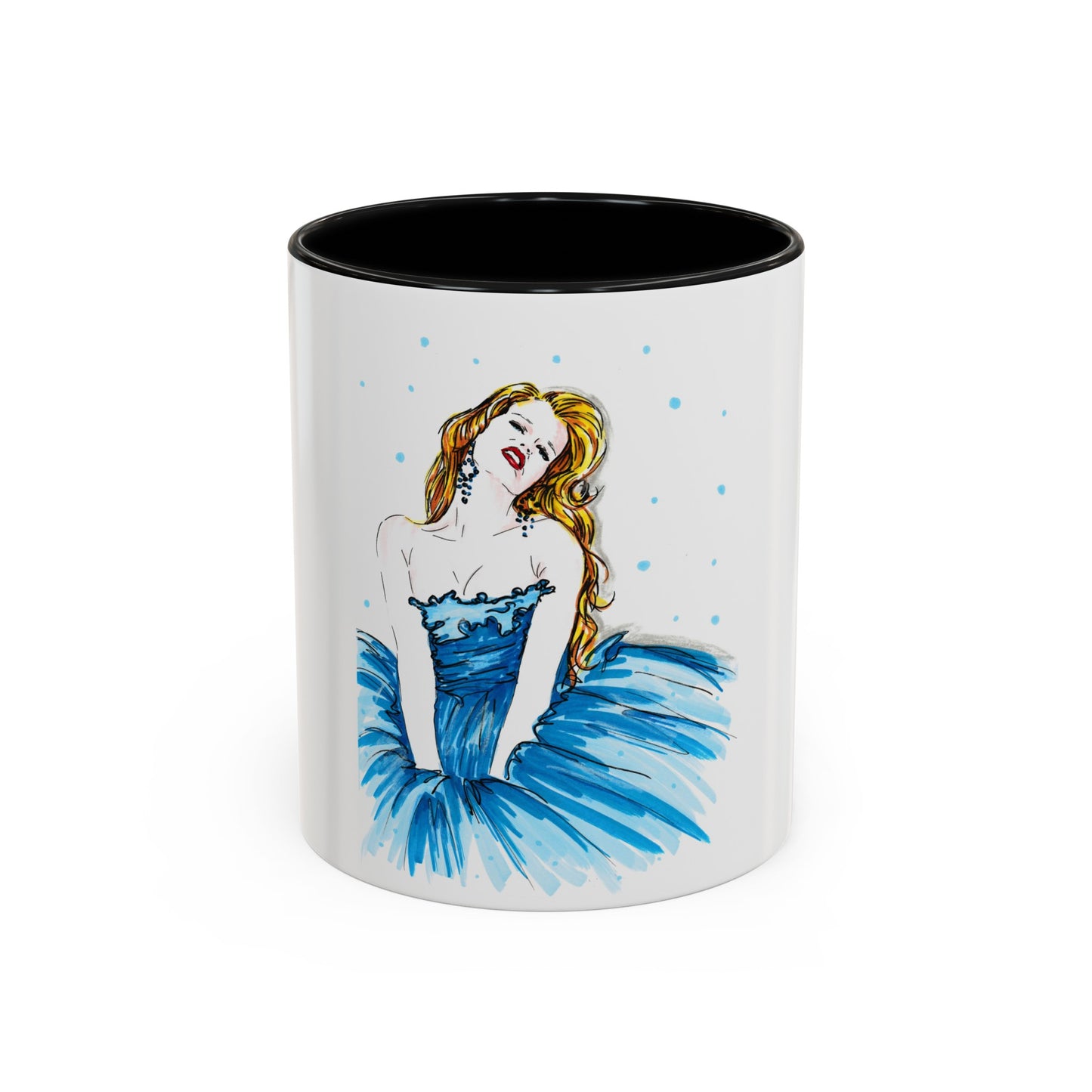 Claudia Schiffer, Accent Coffee Mug (11, 15oz)