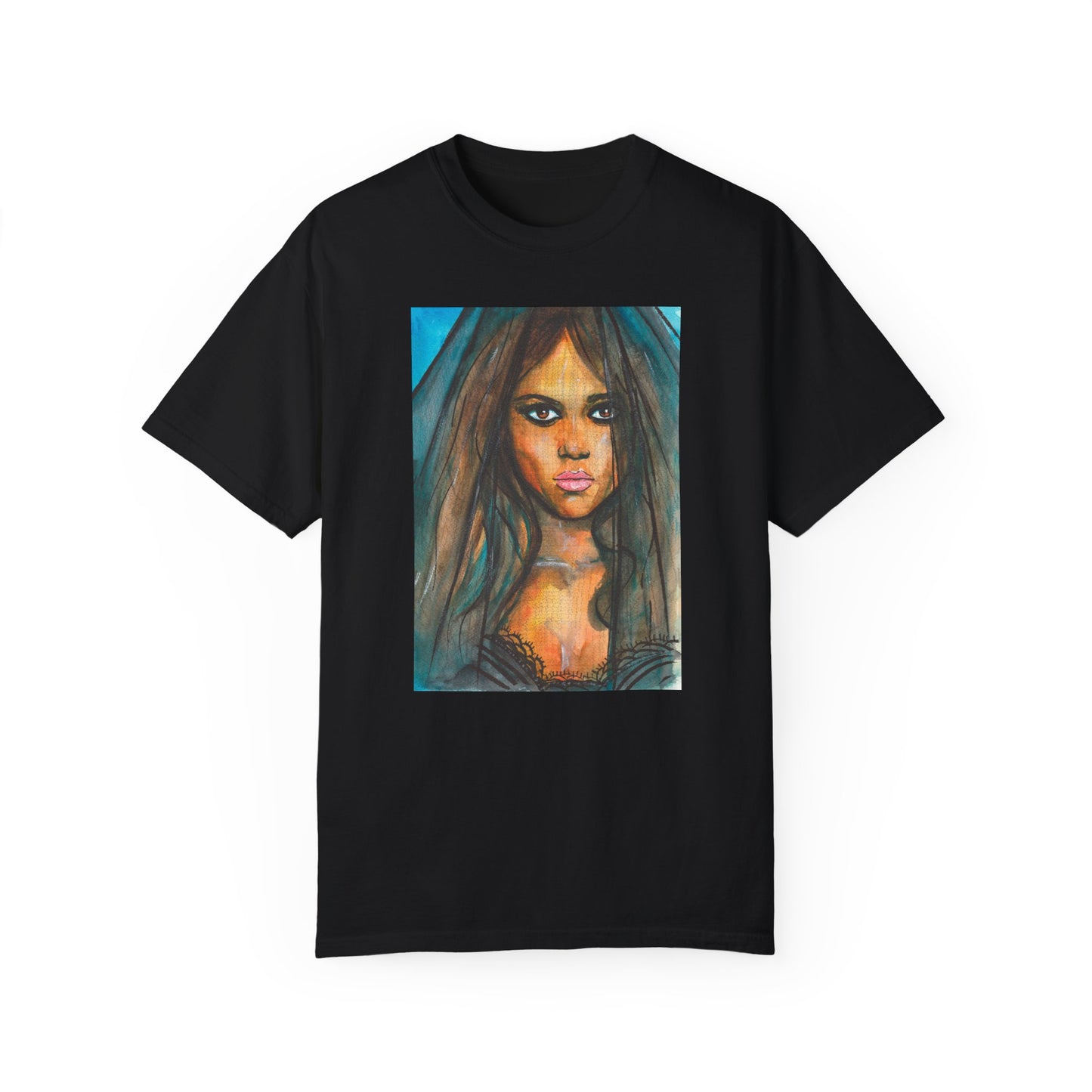 Jenna Ortega, Unisex Garment-Dyed T-shirt