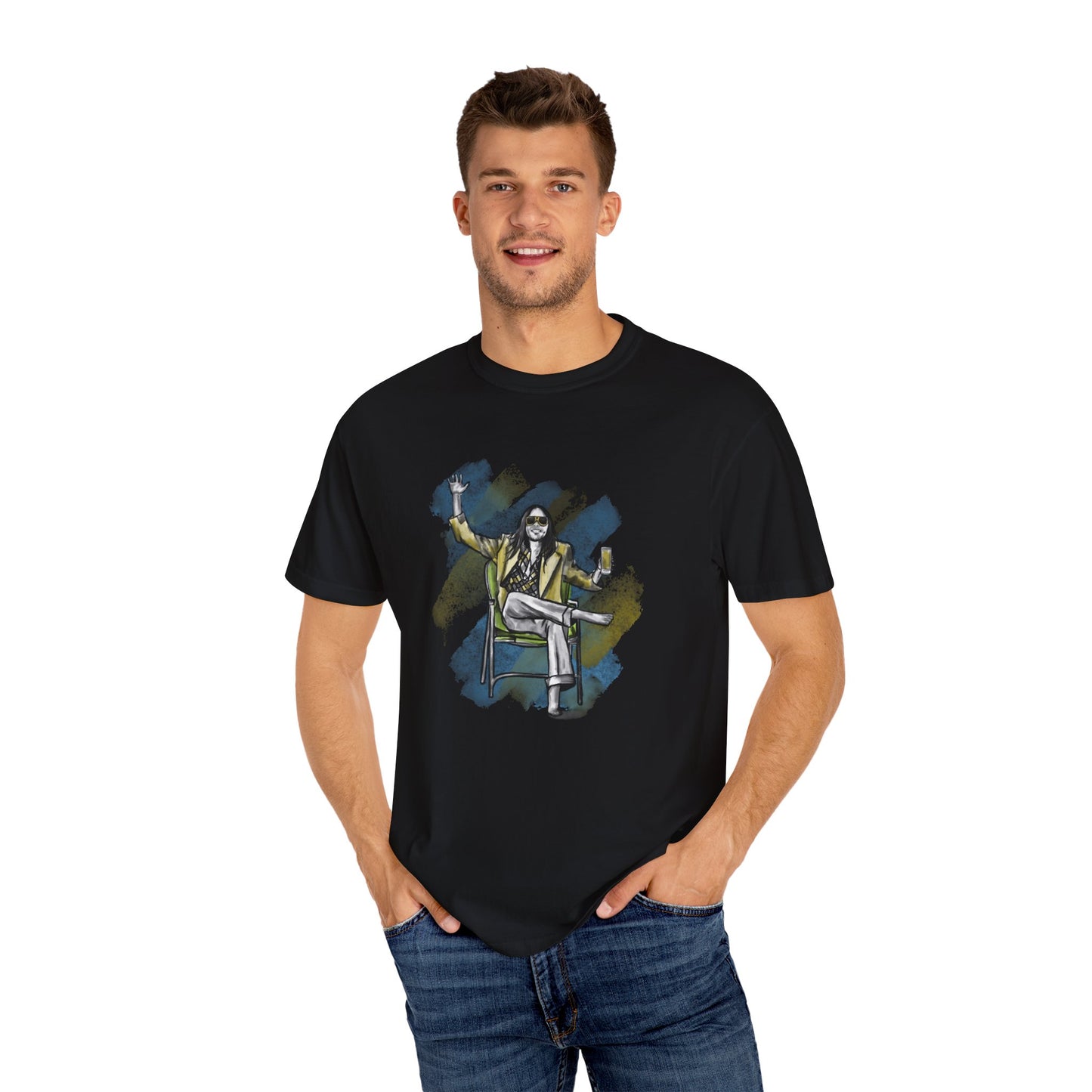 Neil Young, Unisex Garment-Dyed T-shirt