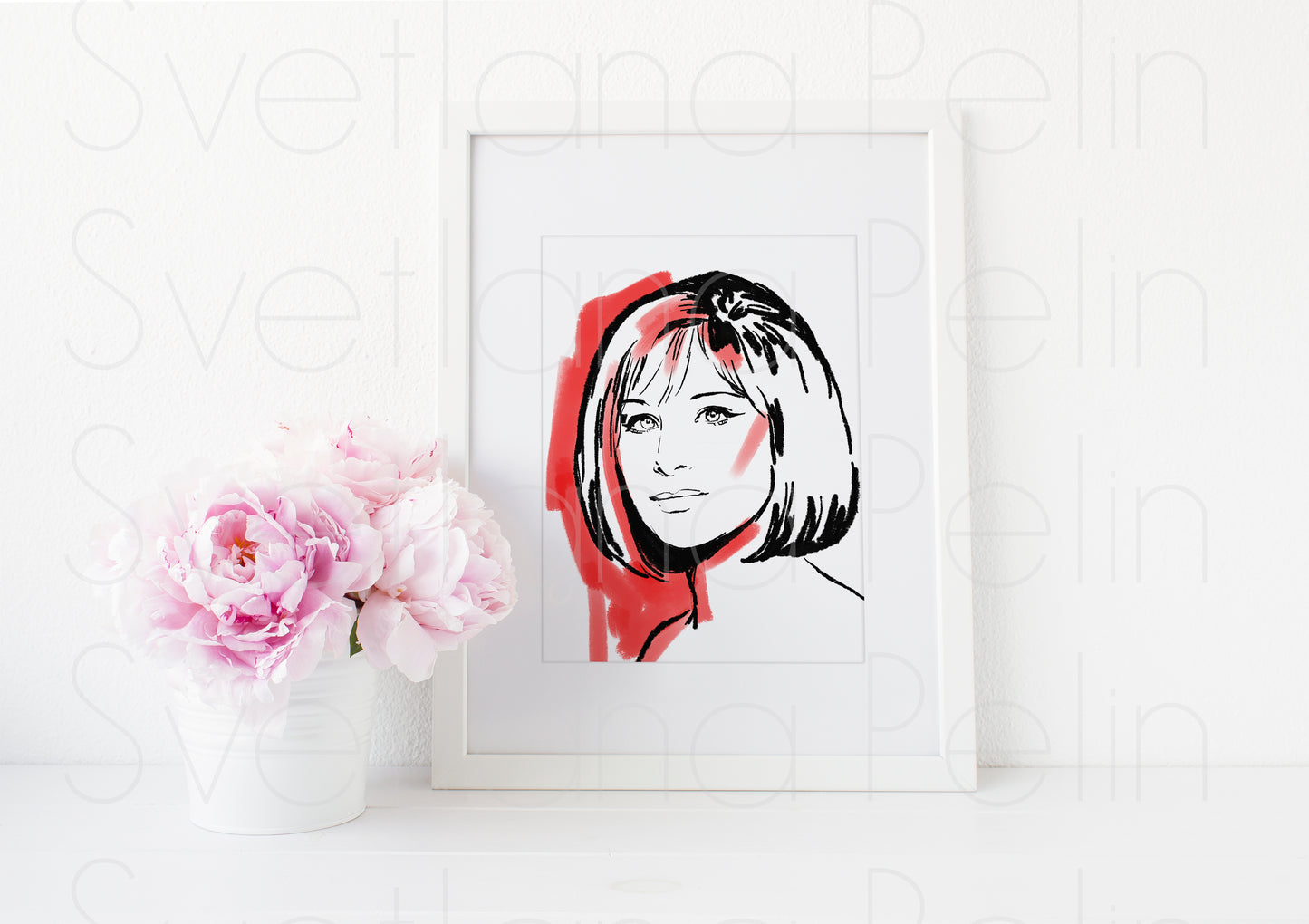 Barbra, BS, ART PRINT Signed by Artist