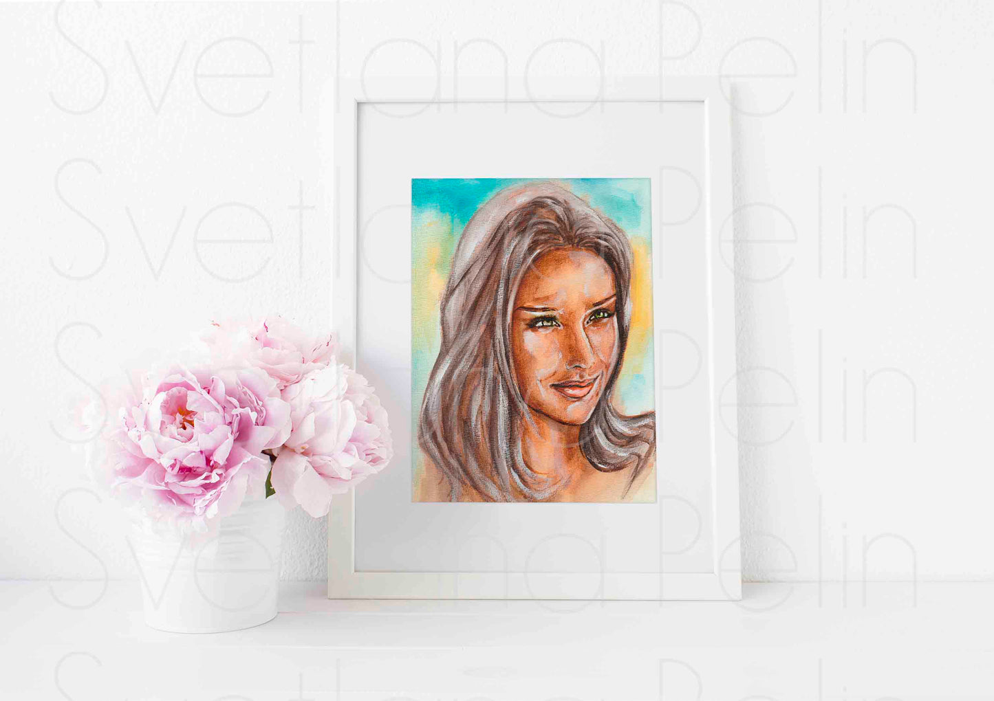 Claire Forlani, ART PRINT Signed by Artist