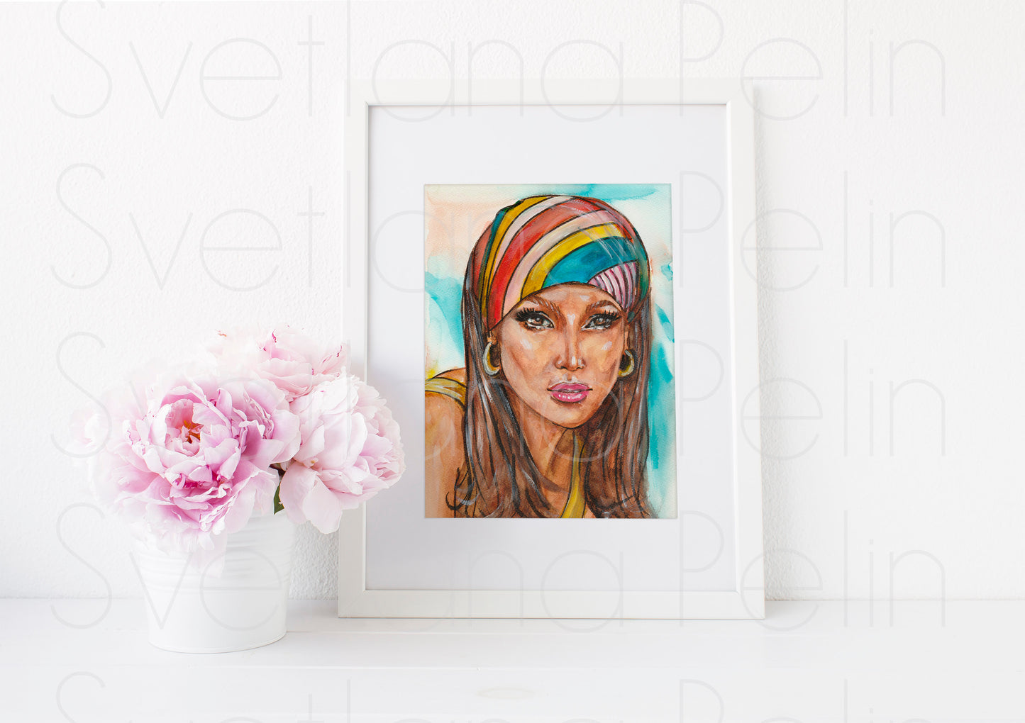 Jennifer Lopez, ART PRINT Signed by Artist