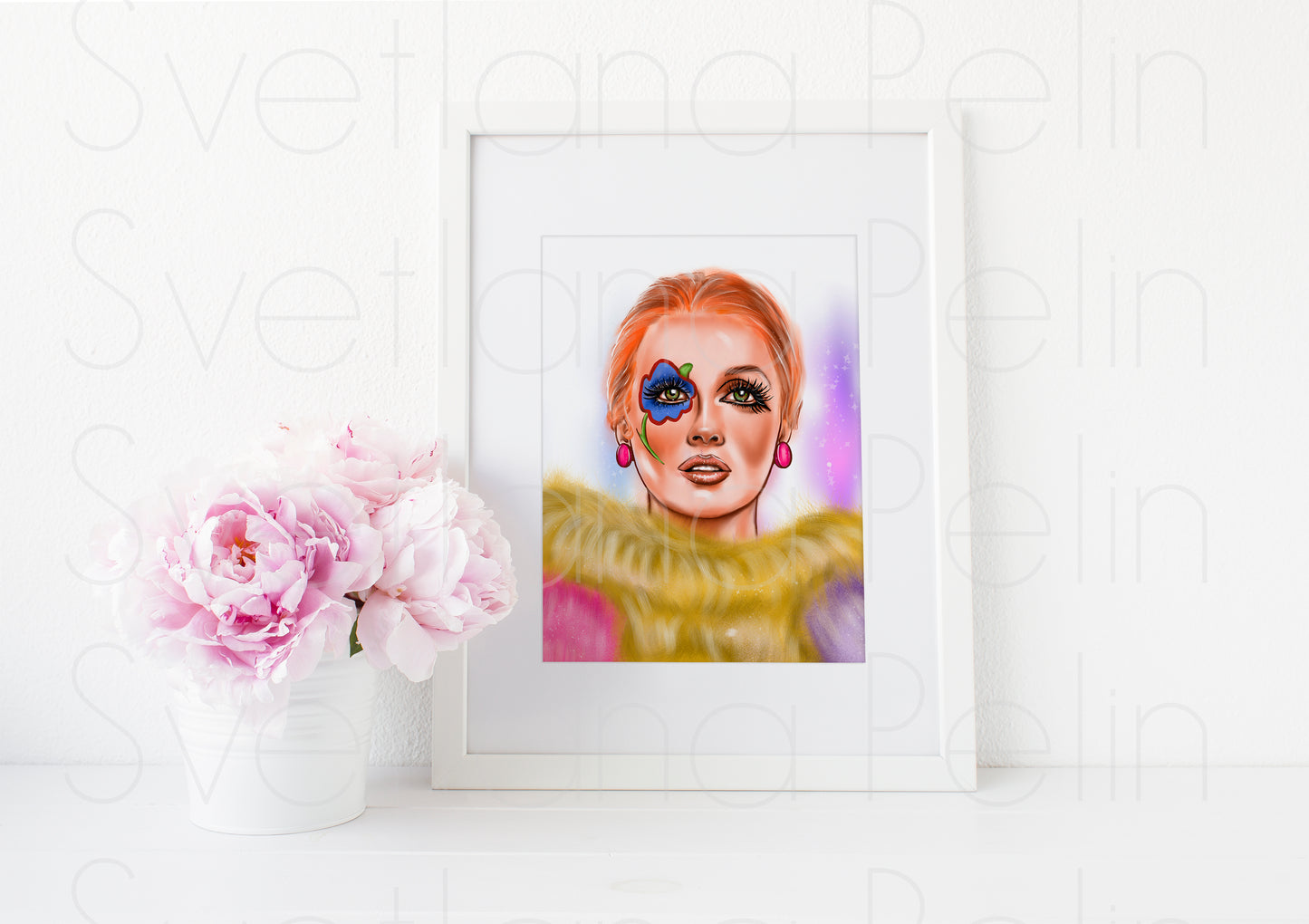 Julianne Moore, ART PRINT Signed by Artist