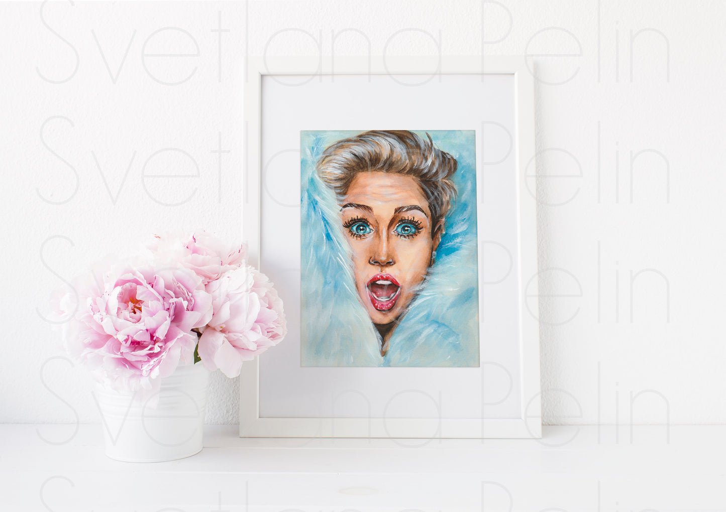 Miley, ART PRINT Signed by Artist