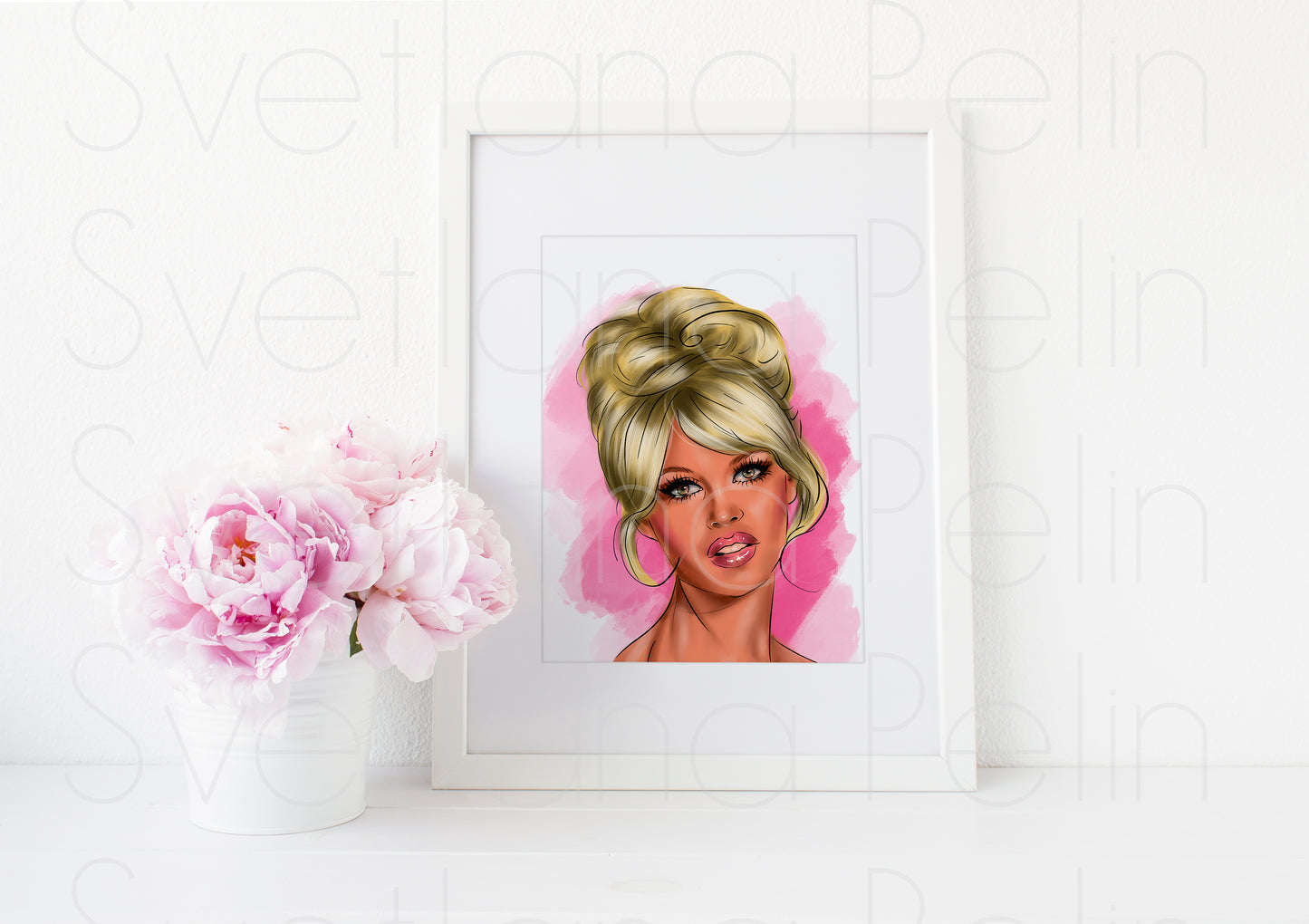 Brigitte Bardot, ART PRINT Signed by Artist