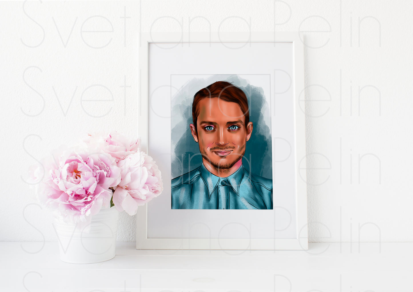 Elijah Wood, ART PRINT Signed by Artist
