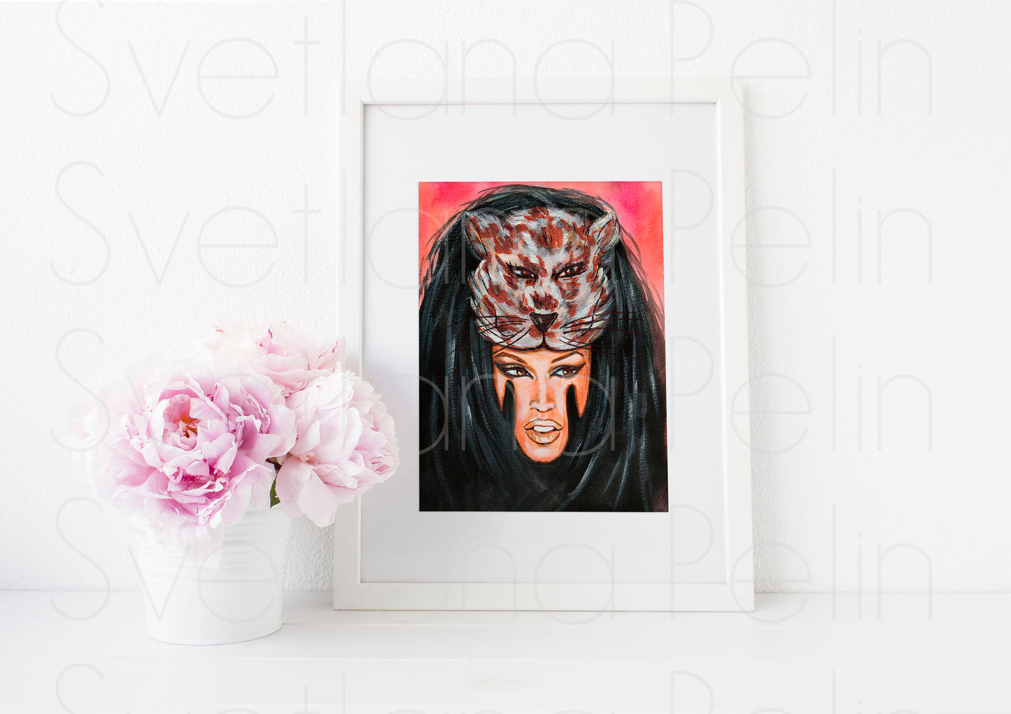 Yasmeen Ghauri, ART PRINT Signed by Artist