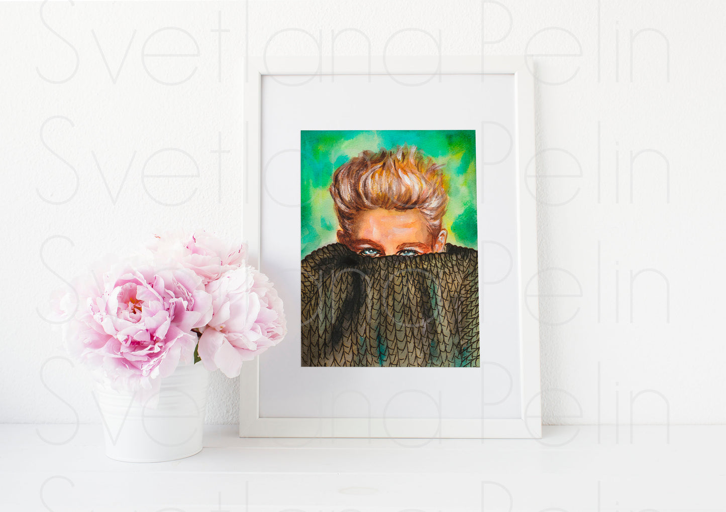 James Dean, JD,  ART PRINT Signed by Artist