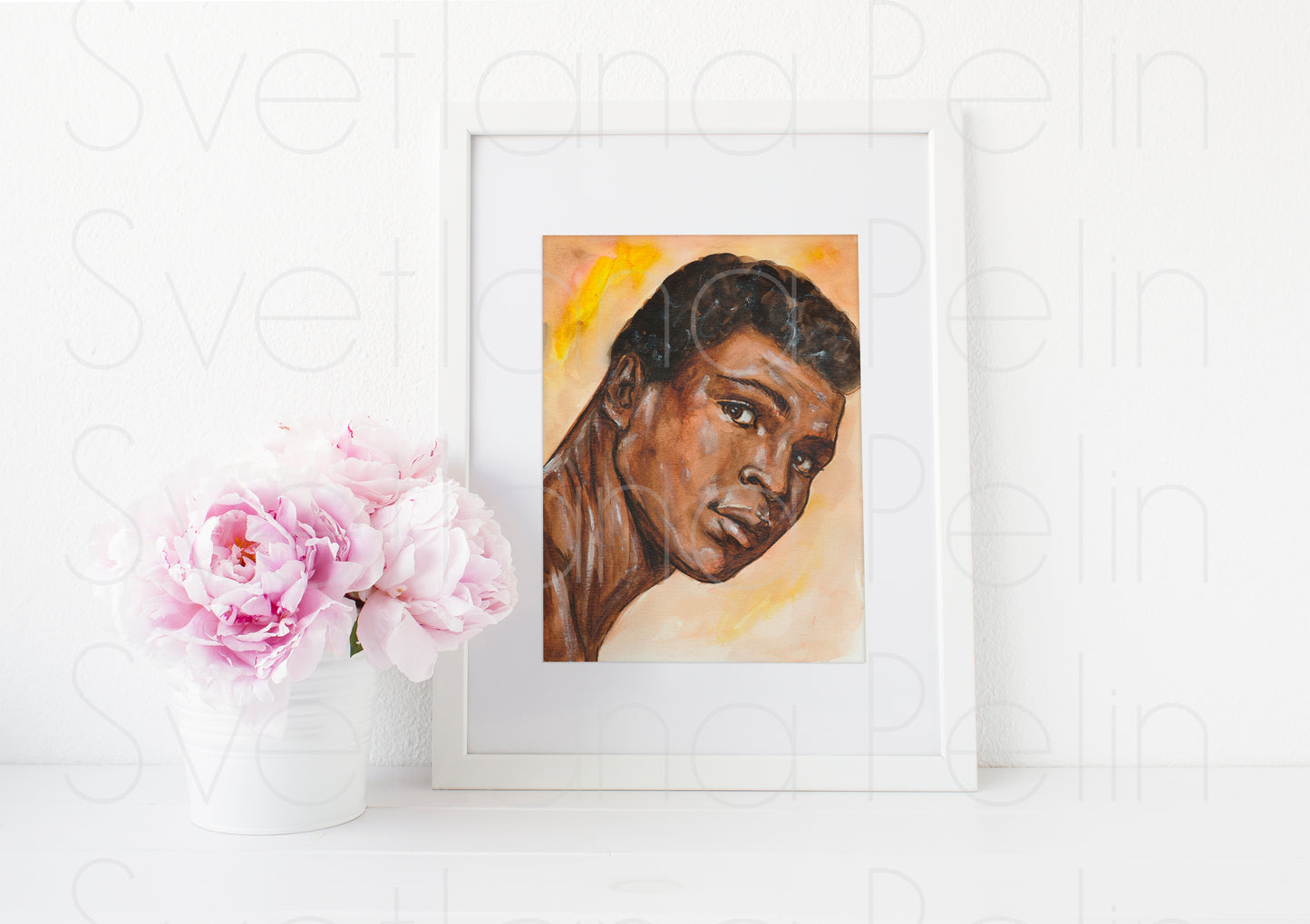 Muhammad Ali, ART PRINT Signed by Artist