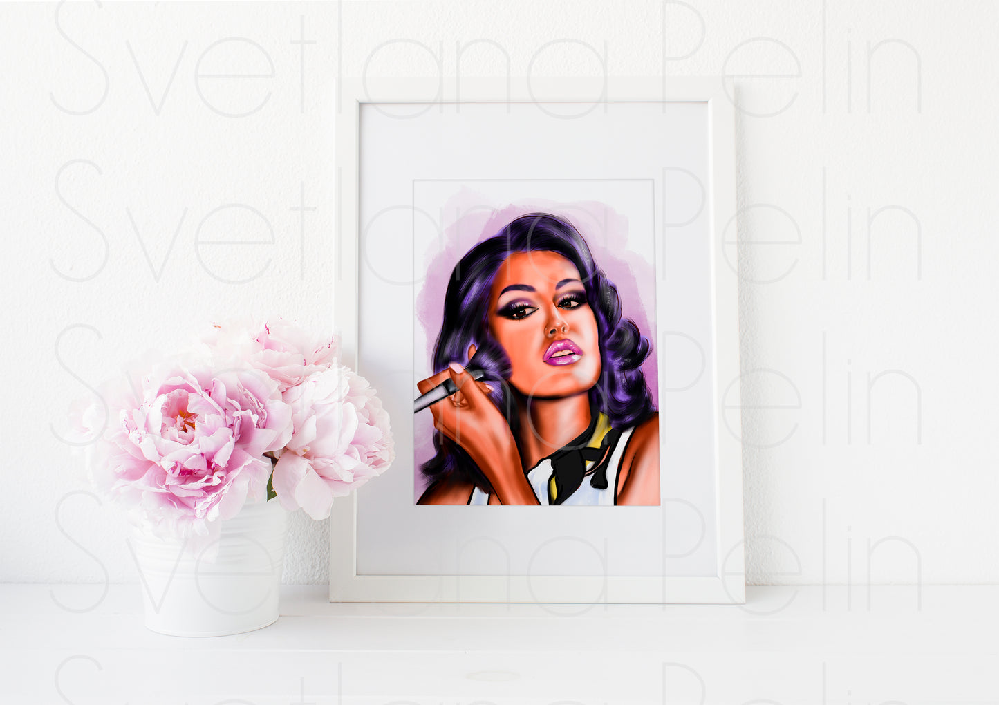 Yasmeen Ghauri, ART PRINT Signed by Artist