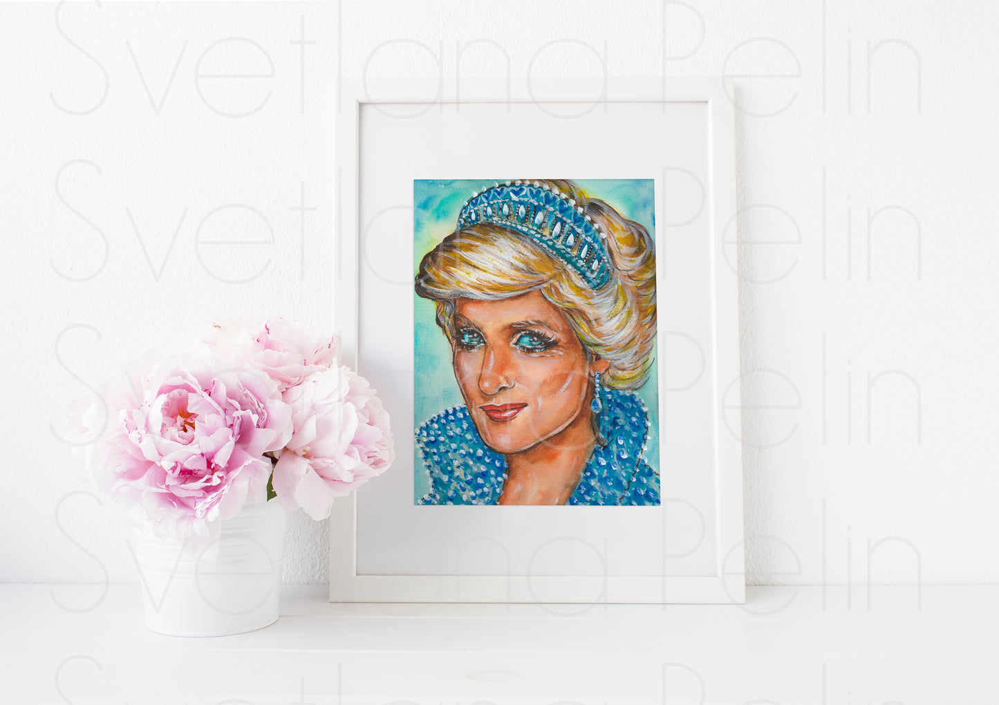 Lady Di, Diana Spencer, ART PRINT Signed by Artist