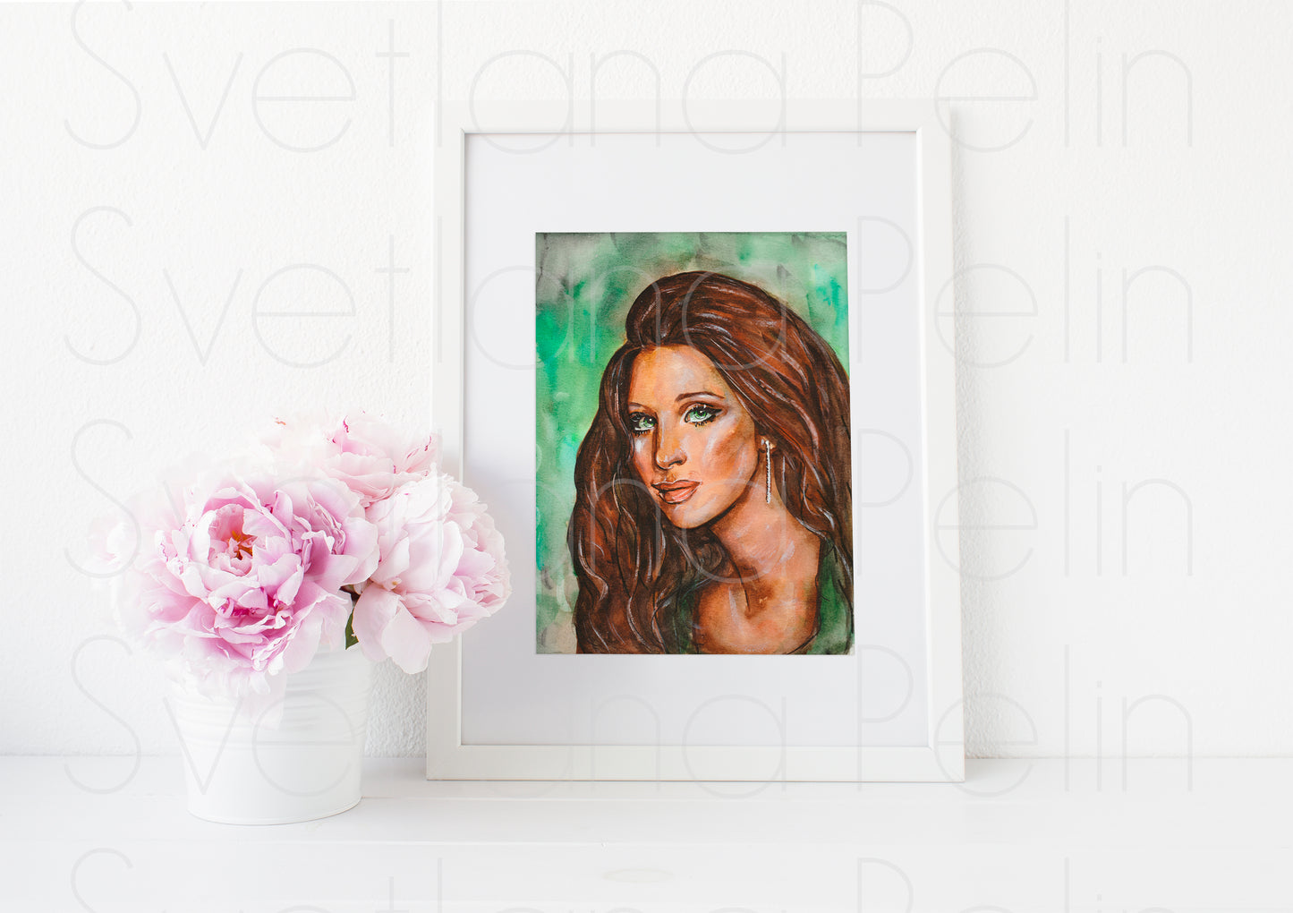 Barbra, BS, ART PRINT Signed by Artist